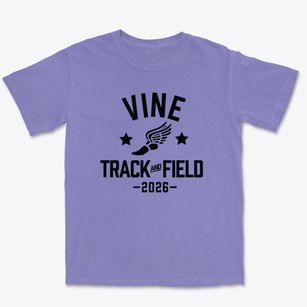 Vine Middle Magnet School Track and Field Premium Heavyweight T-shirt