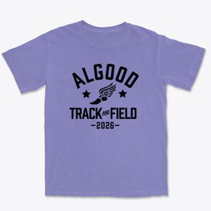 Algood Middle School Track and Field Premium Heavyweight T-shirt