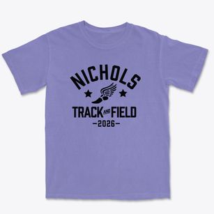 Nichols Junior High School Track and Field Premium Heavyweight T-shirt
