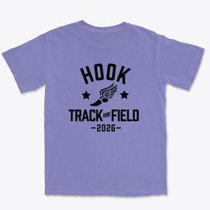 Hook Elementary School Track and Field Premium Heavyweight T-shirt