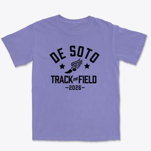 De Soto Private School Track and Field Premium Heavyweight T-shirt