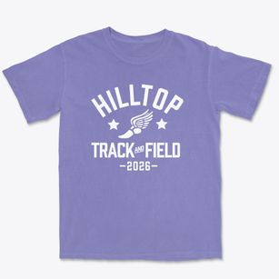 Hilltop Christian Academy Track and Field Premium Heavyweight T-shirt