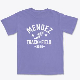 Mendez Middle School Track and Field Premium Heavyweight T-shirt