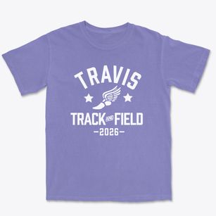 Travis Elementary School Track and Field Premium Heavyweight T-shirt