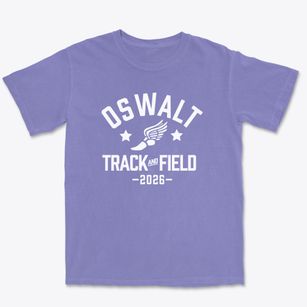 Oswalt Elementary School Track and Field Premium Heavyweight T-shirt
