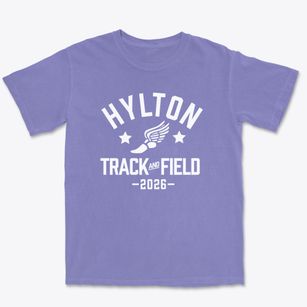 Hylton High School Track and Field Premium Heavyweight T-shirt