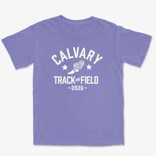 Calvary Christian Elementary School Track and Field Premium Heavyweight T-shirt