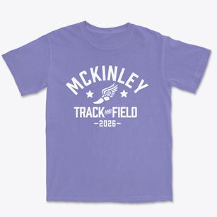 Mckinley Elementary School Track and Field Premium Heavyweight T-shirt