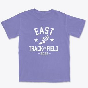 East Elementary School Track and Field Premium Heavyweight T-shirt