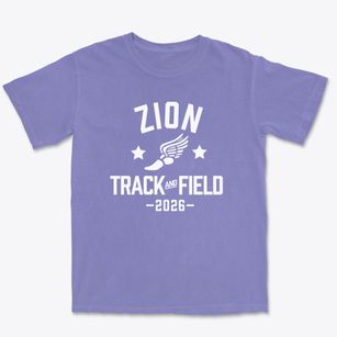 Zion Lutheran School Track and Field Premium Heavyweight T-shirt