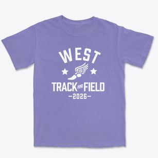 West Elementary School Track and Field Premium Heavyweight T-shirt
