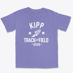 Kipp Academy Of Opportunity Track and Field Premium Heavyweight T-shirt
