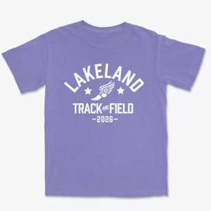 Lakeland High School Track and Field Premium Heavyweight T-shirt