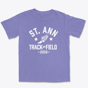 Saint Ann Catholic School Track and Field Premium Heavyweight T-shirt