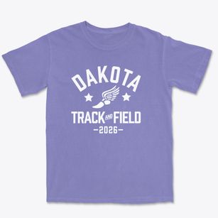 Dakota Elementary School Track and Field Premium Heavyweight T-shirt
