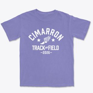Cimarron Montessori School Track and Field Premium Heavyweight T-shirt