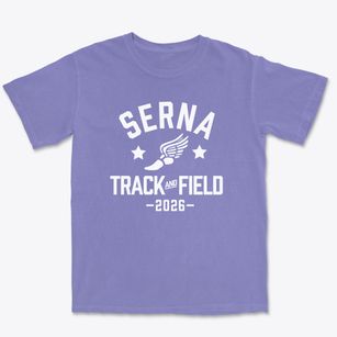 Serna Elementary School Track and Field Premium Heavyweight T-shirt