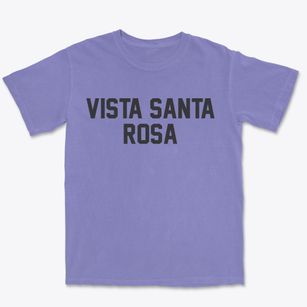 Vista Santa Rosa California Classic Block Premium Heavyweight T-shirt