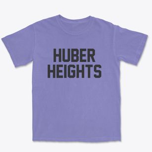 Huber Heights Ohio Classic Block Premium Heavyweight T-shirt