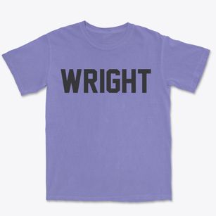 Wright Wyoming Classic Block Premium Heavyweight T-shirt