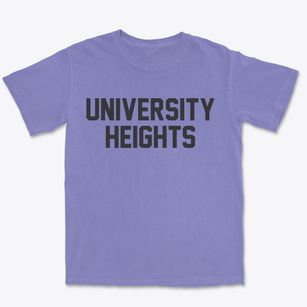 University Heights Iowa Classic Block Premium Heavyweight T-shirt
