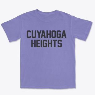 Cuyahoga Heights Ohio Classic Block Premium Heavyweight T-shirt