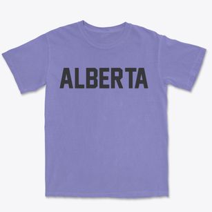Alberta Minnesota Classic Block Premium Heavyweight T-shirt