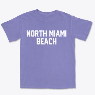 North Miami Beach Florida Classic Block Premium Heavyweight T-shirt
