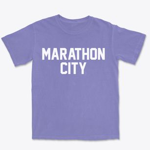 Marathon City Wisconsin Classic Block Premium Heavyweight T-shirt