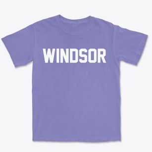 Windsor Connecticut Classic Block Premium Heavyweight T-shirt