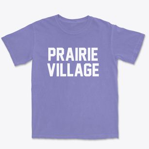 Prairie Village Kansas Classic Block Premium Heavyweight T-shirt