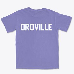 Oroville California Classic Block Premium Heavyweight T-shirt
