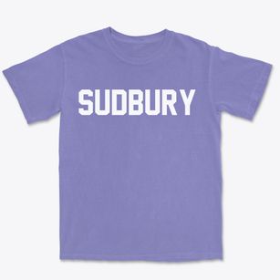 Sudbury Massachusetts Classic Block Premium Heavyweight T-shirt