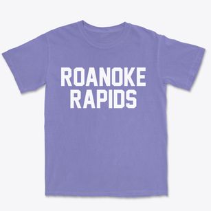 Roanoke Rapids North Carolina Classic Block Premium Heavyweight T-shirt