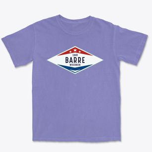 Barre Wisconsin Diamond Star Premium Heavyweight T-shirt