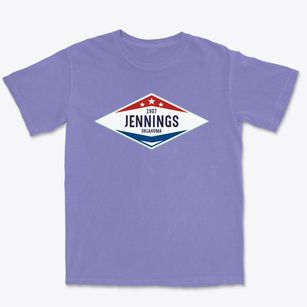 Jennings Oklahoma Diamond Star Premium Heavyweight T-shirt
