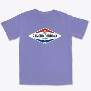 Rancho Cordova California Diamond Star Premium Heavyweight T-shirt