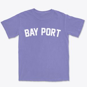 Bay Port Michigan Classic Curve Premium Heavyweight T-shirt