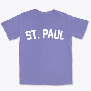 St. Paul Minnesota Classic Curve Premium Heavyweight T-shirt