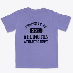 Arlington Georgia Athletic Dept Premium Heavyweight T-shirt