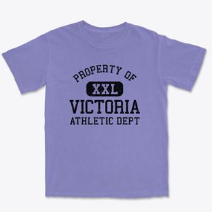 Victoria Arkansas Athletic Dept Premium Heavyweight T-shirt