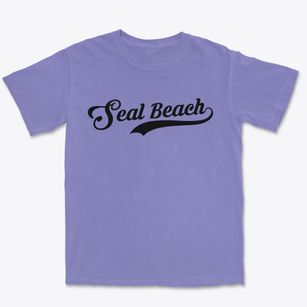 Seal Beach California Vintage Team Premium Heavyweight T-shirt