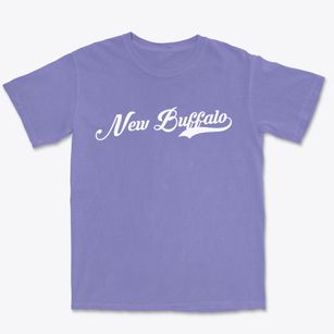 New Buffalo Michigan Vintage Team Premium Heavyweight T-shirt