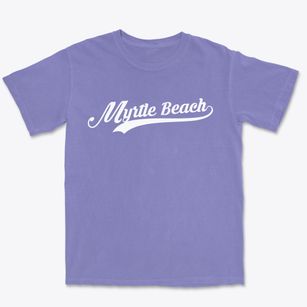 Myrtle Beach South Carolina Vintage Team Premium Heavyweight T-shirt