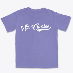 St. Charles Missouri Vintage Team Premium Heavyweight T-shirt
