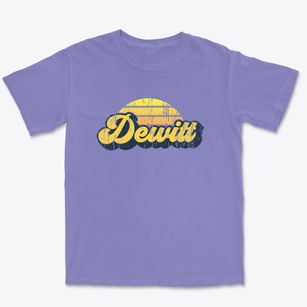 Dewitt Arkansas Sublime Sunset Premium Heavyweight T-shirt