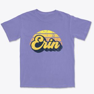 Erin New York Sublime Sunset Premium Heavyweight T-shirt