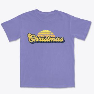 Christmas Florida Sublime Sunset Premium Heavyweight T-shirt