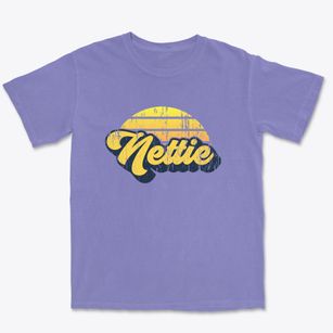 Nettie West Virginia Sublime Sunset Premium Heavyweight T-shirt
