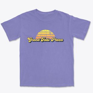 Grand Falls Plaza Missouri Sublime Sunset Premium Heavyweight T-shirt